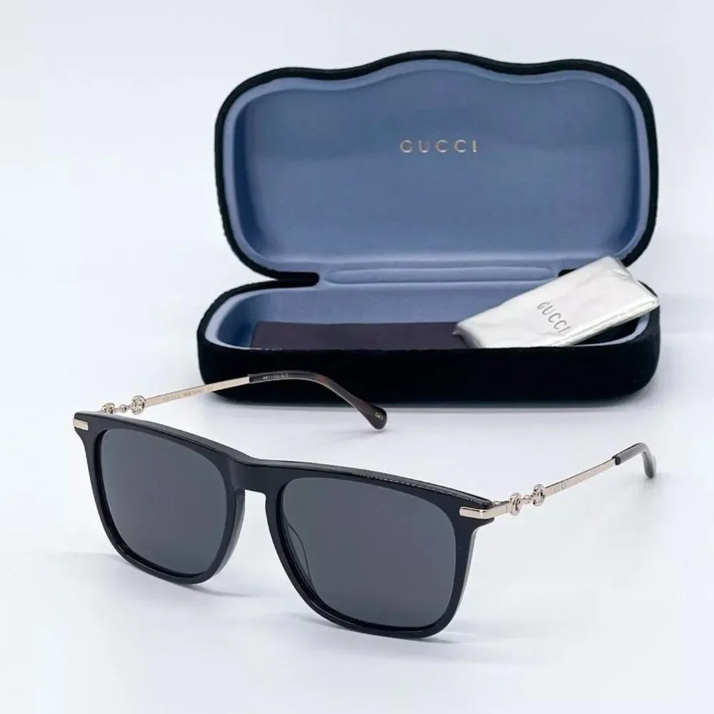 Sale! New Gucci Unisex 55mm Black Sunglasses!